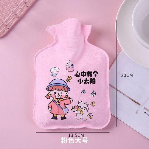 کیسه آبگرم مخملی وارداتی در ۷ طرح فانتزی با درب پلاستیکی ایمن