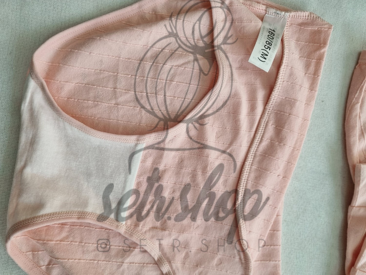 خرید شورت زنانه سوزن دوزی صورتی وارداتی | فاق نخی و کمر چپ و راستی مناسب سایز 38 و 40 | سترشاپ