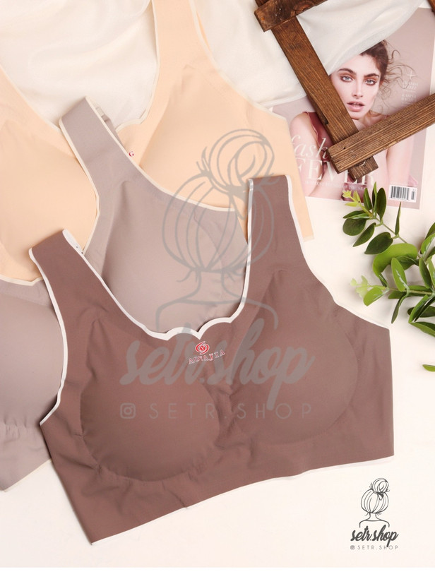 نیمتنه ورزشی زنانه لیزری وارداتی با کاپ متحرک در سایز ۳۶ تا ۴۲ و رنگهای کرم، فیلی، نسکافهای، طوسی