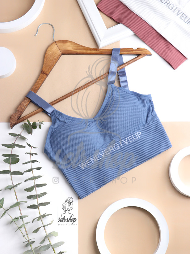 نیمتنه گنی زنانه وارداتی با بند قابل تنظیم و کاپ متحرک در رنگهای مختلف