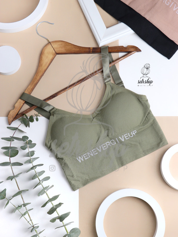 نیمتنه گنی زنانه وارداتی با بند قابل تنظیم و کاپ متحرک در رنگهای مختلف