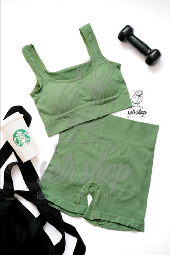 خرید ست نیمتنه و شلوارک کبریتی زئوس | کمر گنی | کاپ متحرک | رنگبندی کامل - سترشاپ