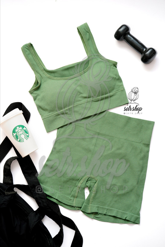 خرید ست نیمتنه و شلوارک کبریتی زئوس | کمر گنی | کاپ متحرک | رنگبندی کامل - سترشاپ