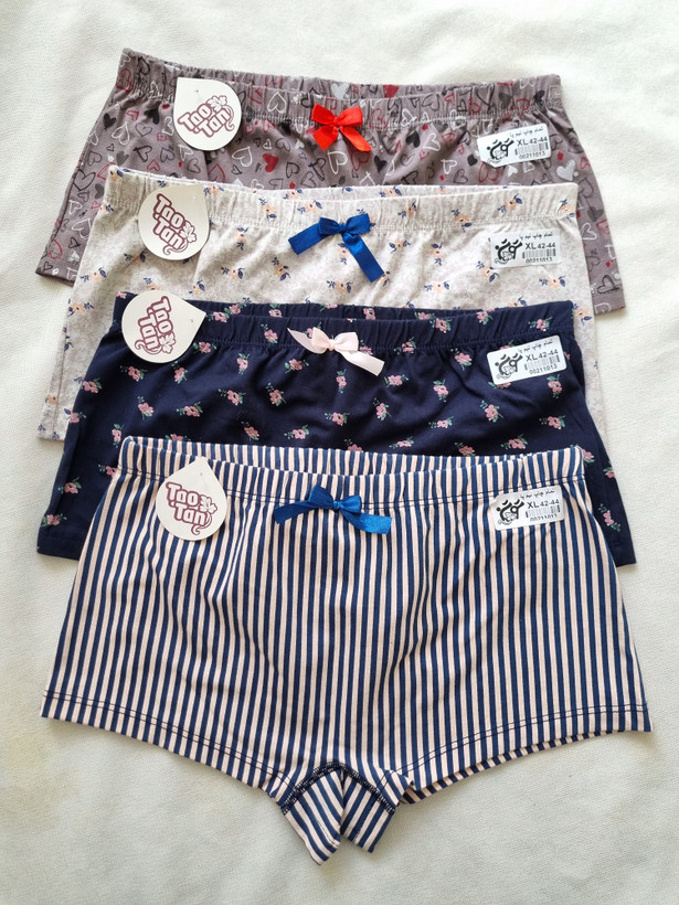 شورت نیم پا نخ پنبه تمام چاپ مارک توتن